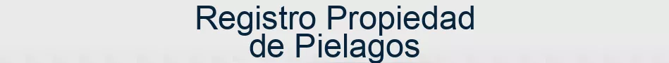 Registro Propiedad de Pielagos