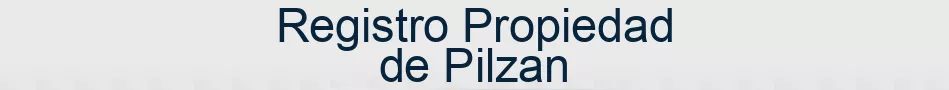 Registro Propiedad de Pilzan
