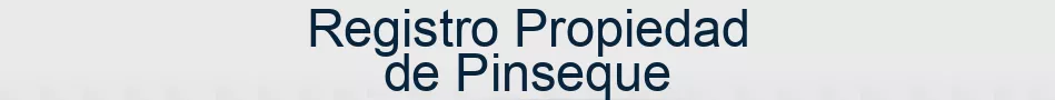 Registro Propiedad de Pinseque