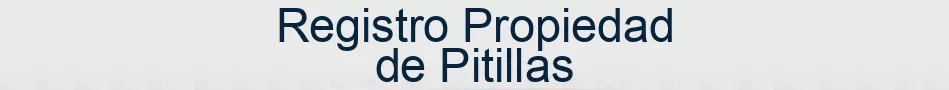 Registro Propiedad de Pitillas