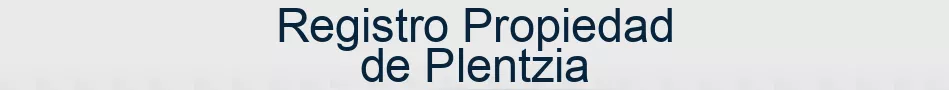 Registro Propiedad de Plentzia