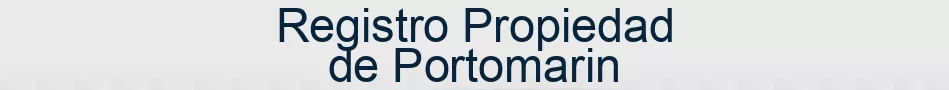 Registro Propiedad de Portomarin