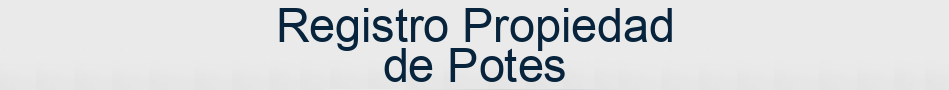 Registro Propiedad de Potes