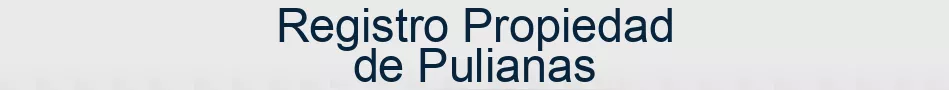 Registro Propiedad de Pulianas