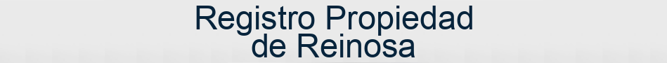 Registro Propiedad de Reinosa