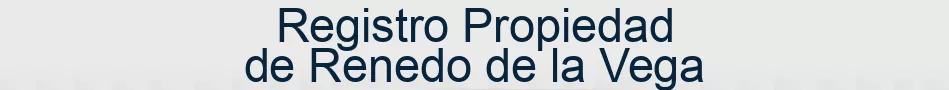 Registro Propiedad de Renedo de la Vega