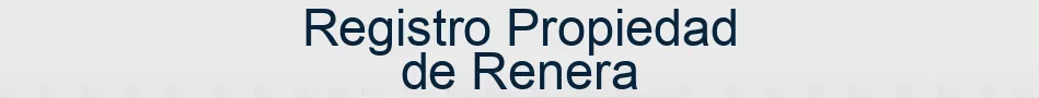 Registro Propiedad de Renera