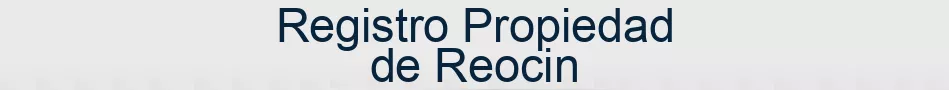 Registro Propiedad de Reocin