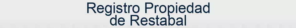 Registro Propiedad de Restabal