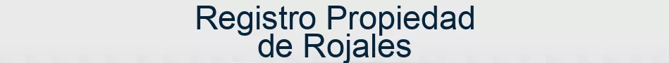 Registro Propiedad de Rojales