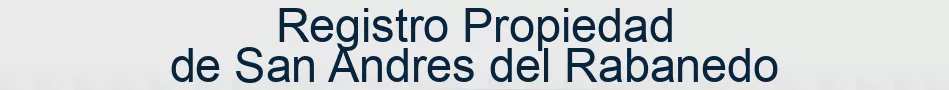 Registro Propiedad de San Andres del Rabanedo