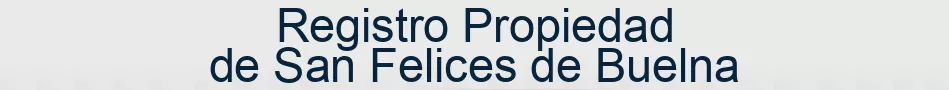 Registro Propiedad de San Felices de Buelna