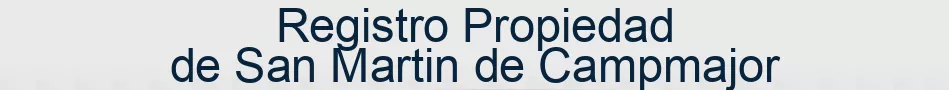 Registro Propiedad de San Martin de Campmajor