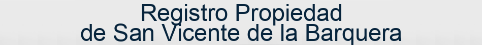 Registro Propiedad de San Vicente de la Barquera