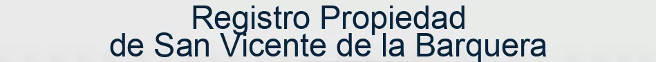 Registro Propiedad de San Vicente de la Barquera
