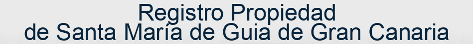 Registro Propiedad de Santa María de Guia de Gran Canaria