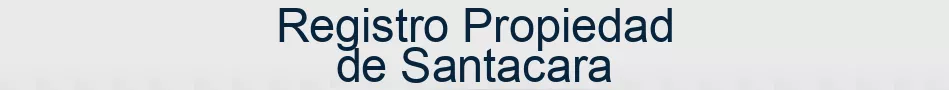 Registro Propiedad de Santacara