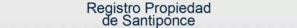 Registro Propiedad de Santiponce