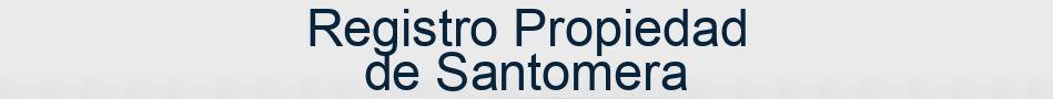 Registro Propiedad de Santomera