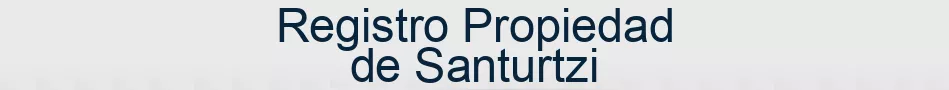 Registro Propiedad de Santurtzi