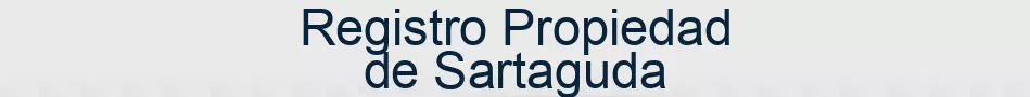 Registro Propiedad de Sartaguda