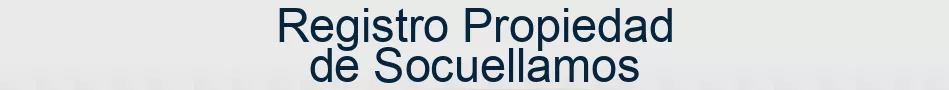 Registro Propiedad de Socuellamos