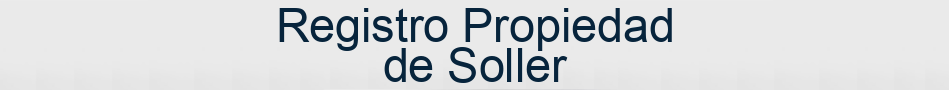 Registro Propiedad de Soller