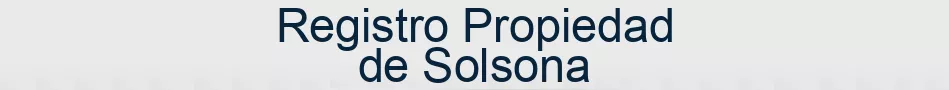 Registro Propiedad de Solsona