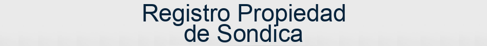 Registro Propiedad de Sondica
