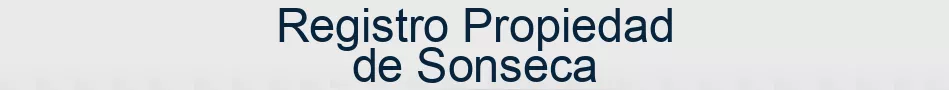 Registro Propiedad de Sonseca