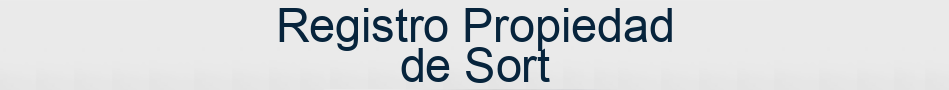Registro Propiedad de Sort