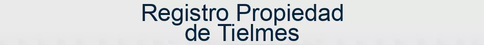 Registro Propiedad de Tielmes