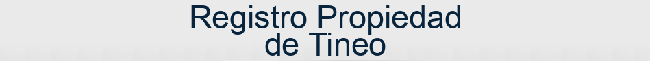 Registro Propiedad de Tineo