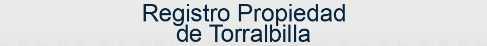 Registro Propiedad de Torralbilla