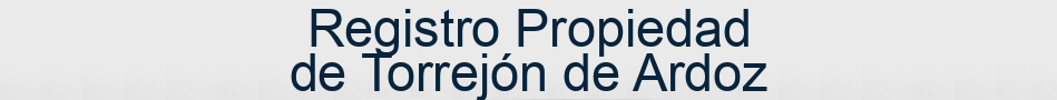 Registro Propiedad de Torrejón de Ardoz