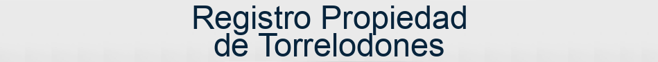 Registro Propiedad de Torrelodones