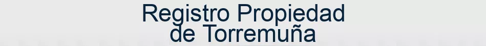 Registro Propiedad de Torremuña