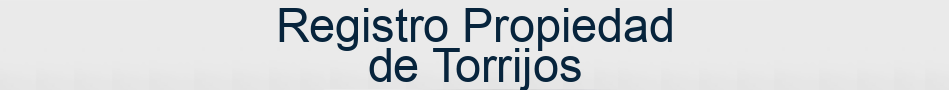 Registro Propiedad de Torrijos