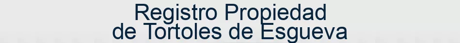 Registro Propiedad de Tortoles de Esgueva