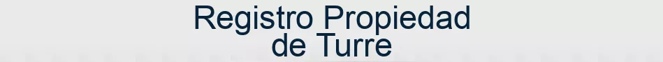 Registro Propiedad de Turre