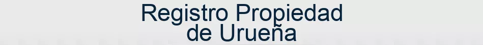 Registro Propiedad de Urueña