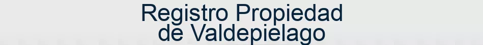 Registro Propiedad de Valdepielago