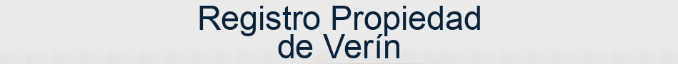 Registro Propiedad de Verín