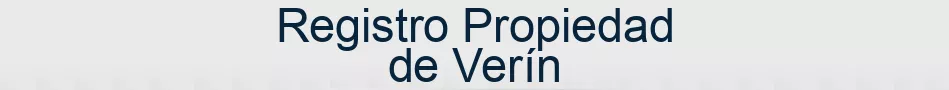 Registro Propiedad de Verín