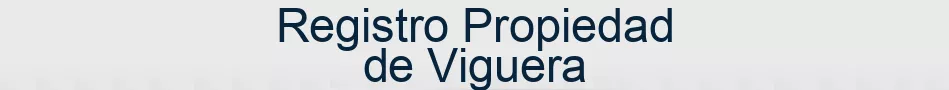 Registro Propiedad de Viguera