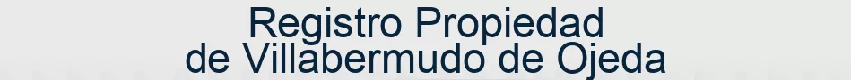 Registro Propiedad de Villabermudo de Ojeda
