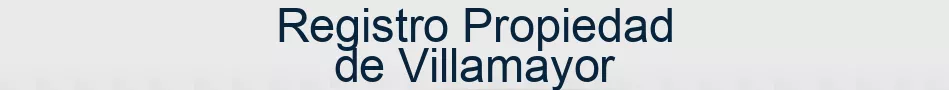 Registro Propiedad de Villamayor