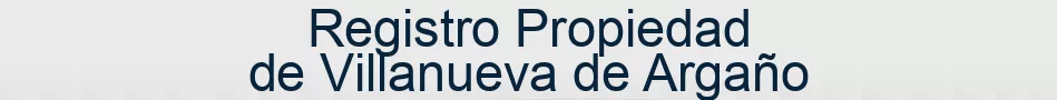 Registro Propiedad de Villanueva de Argaño