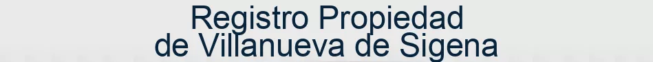 Registro Propiedad de Villanueva de Sigena