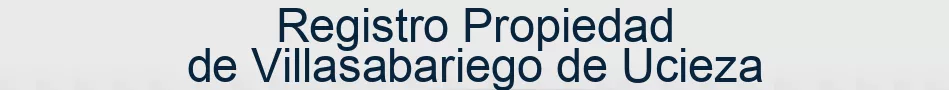 Registro Propiedad de Villasabariego de Ucieza